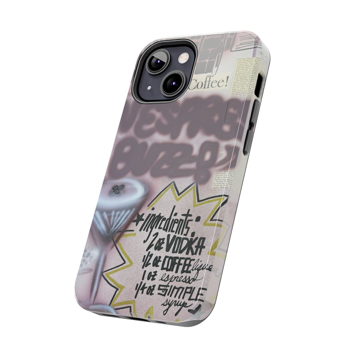 "espresso martini" airbrush iPhone case