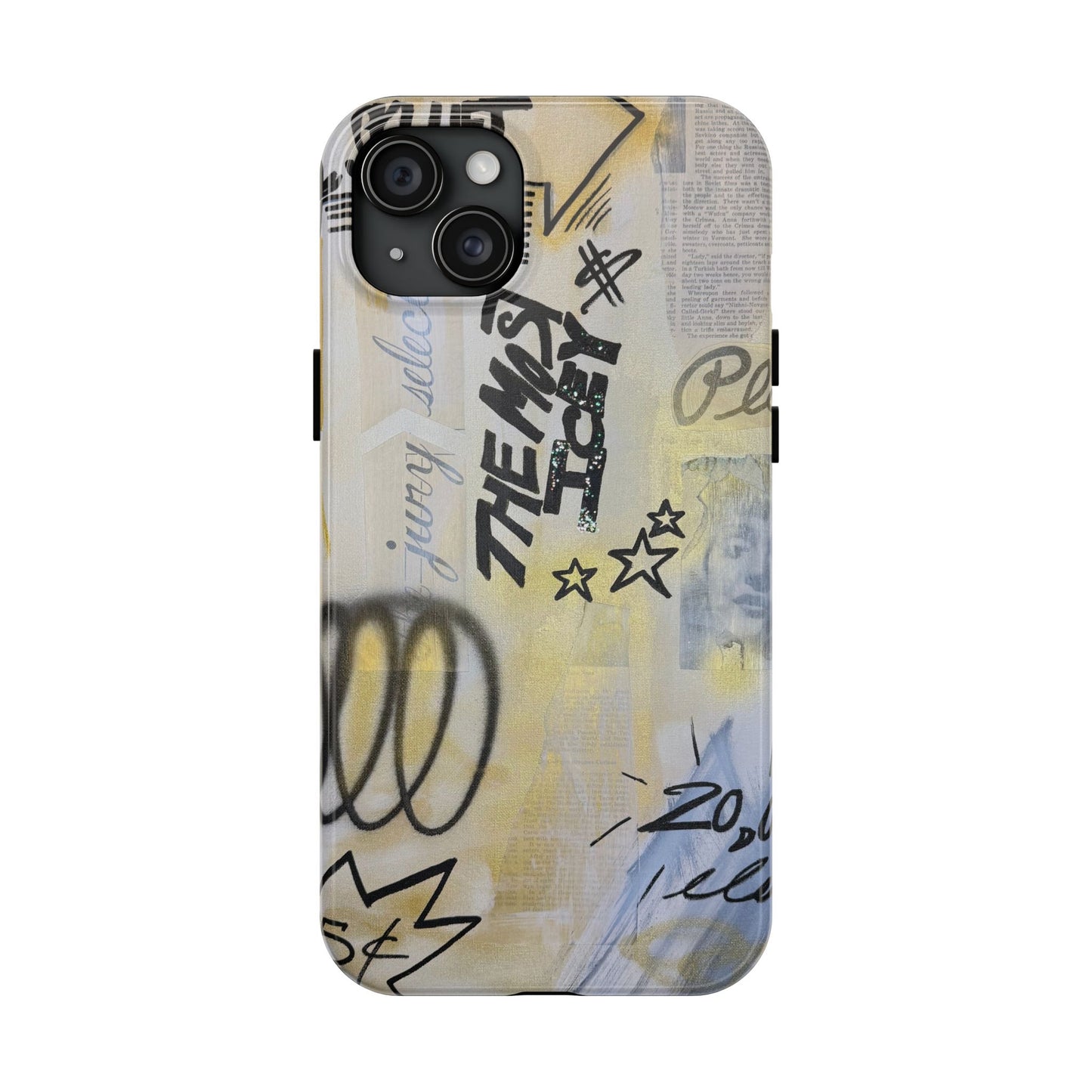 "golden glacier" airbrush iPhone case