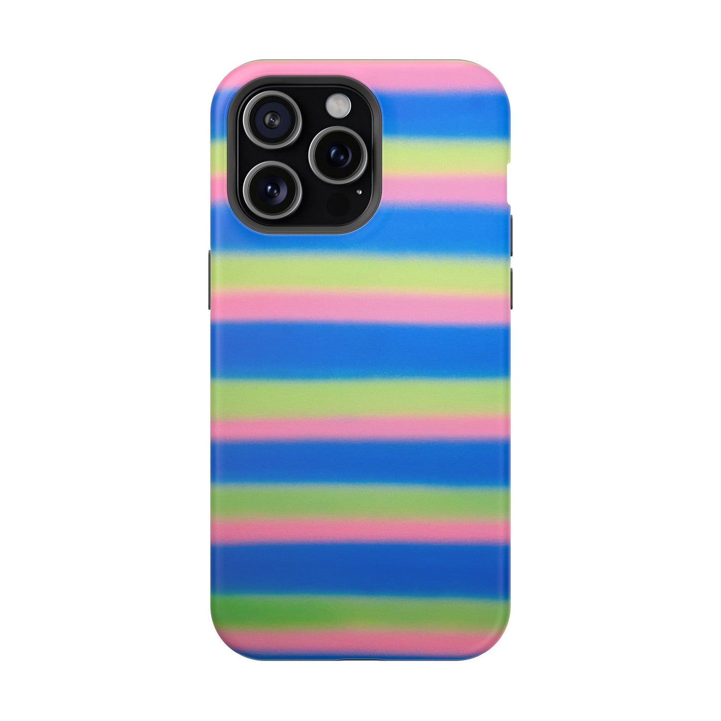 MagSafe "sherbet stripes" airbrush iPhone case