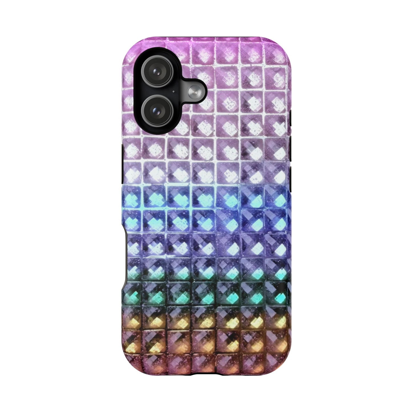 MagSafe "multicolor studs" airbrush iPhone case