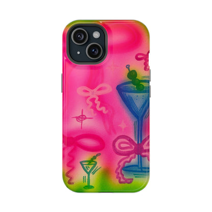 MagSafe „Bow Martini“ Airbrush-iPhone-Hülle
