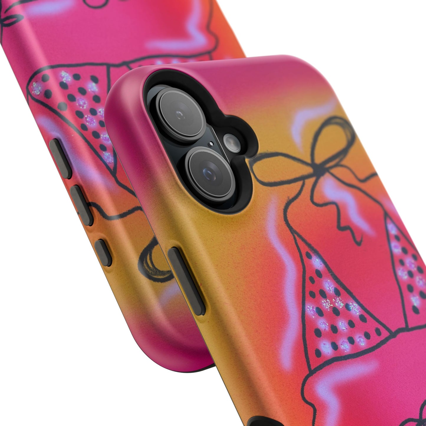 MagSafe "glitter bikini" airbrush iPhone case