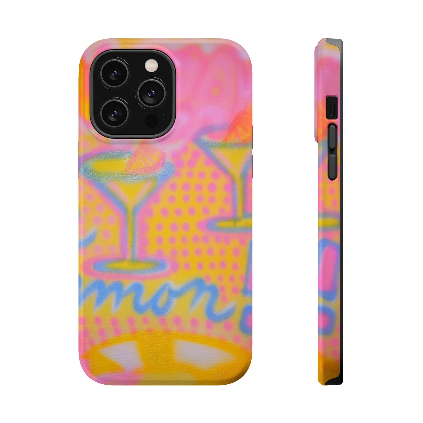 MagSafe "lemontini" airbrush iPhone case