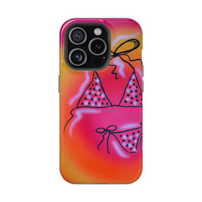 MagSafe "glitter bikini" airbrush iPhone case
