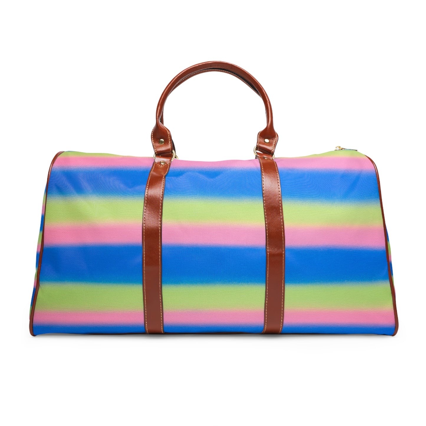 "sherbet stripes" airbrush waterproof travel bag