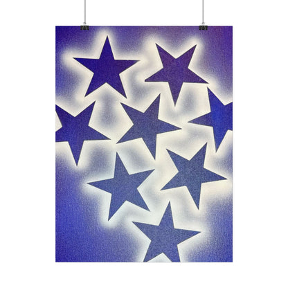 "frosted galaxy" airbrush rolled print