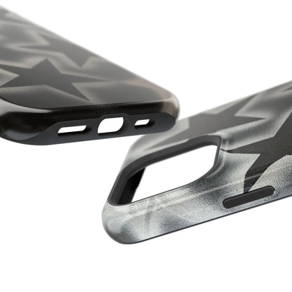 MagSafe "chrome stars" airbrush iPhone case