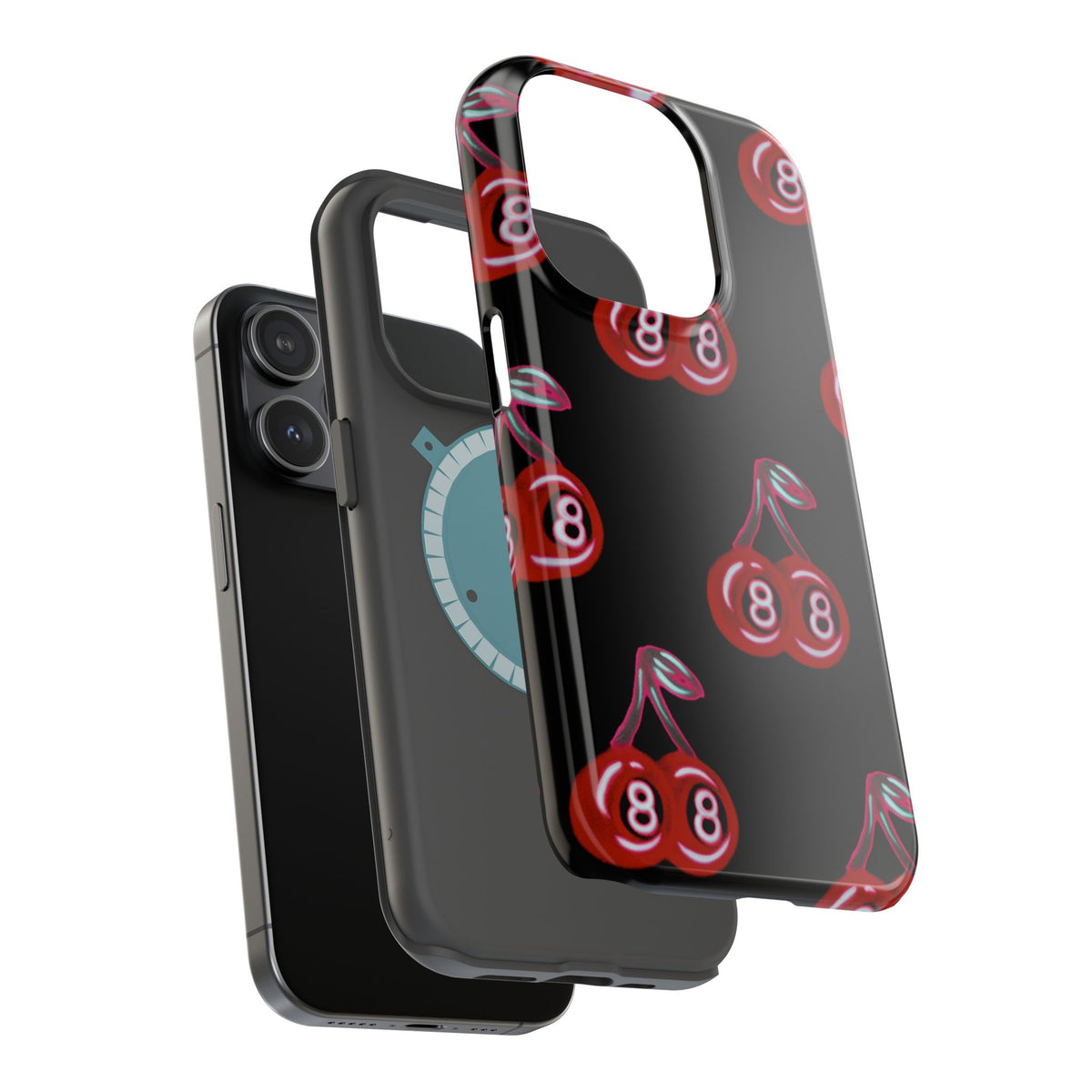 MagSafe "cami cherry" airbrush iPhone case
