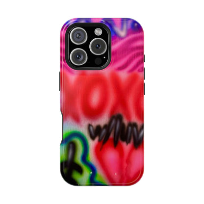 MagSafe Airbrush-iPhone-Hülle „with luv, xoxo“