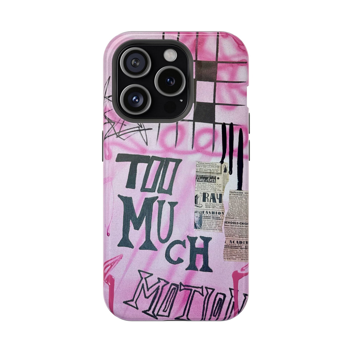 MagSafe "too much motion" airbrush iPhone case