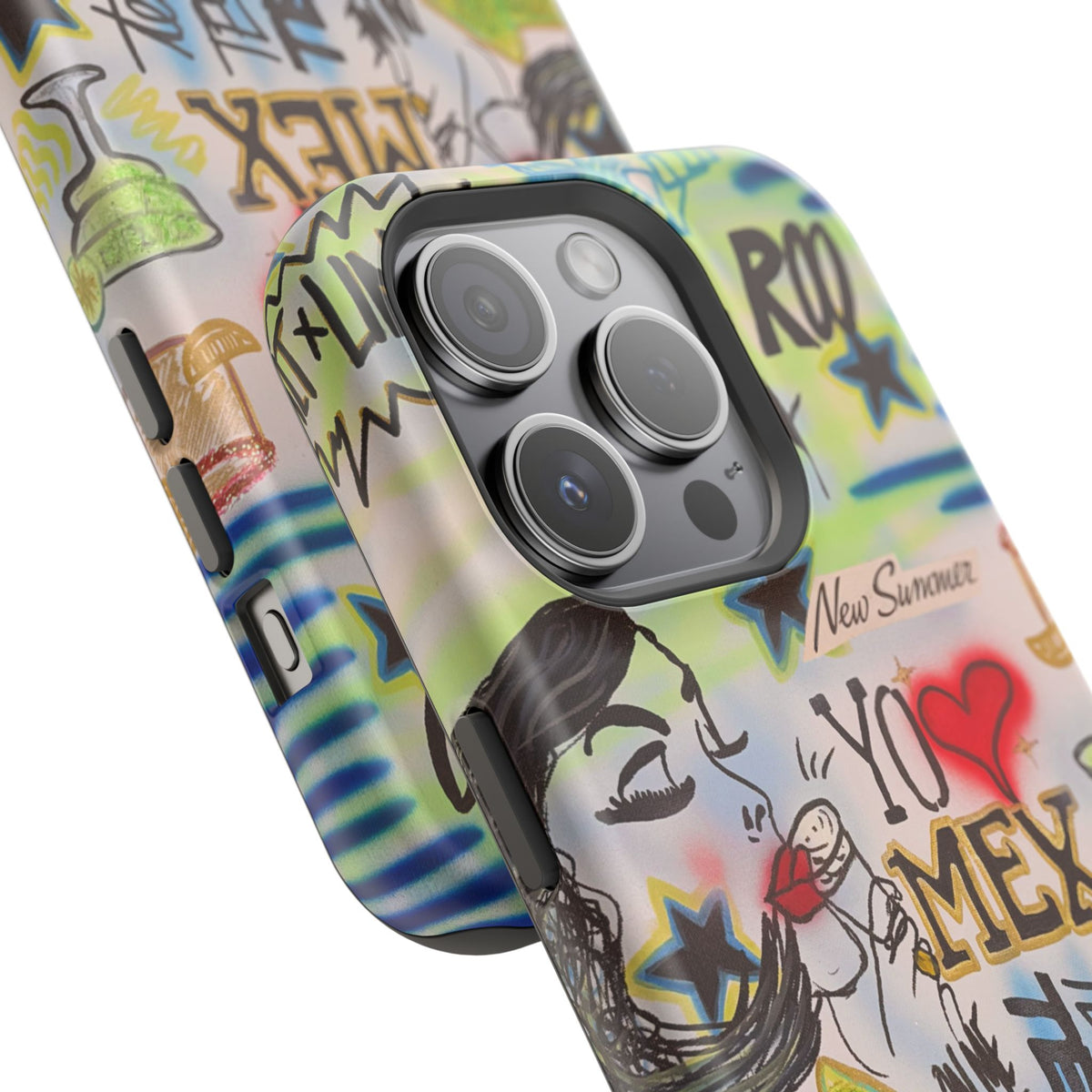 MagSafe "salted lime" airbrush iPhone case