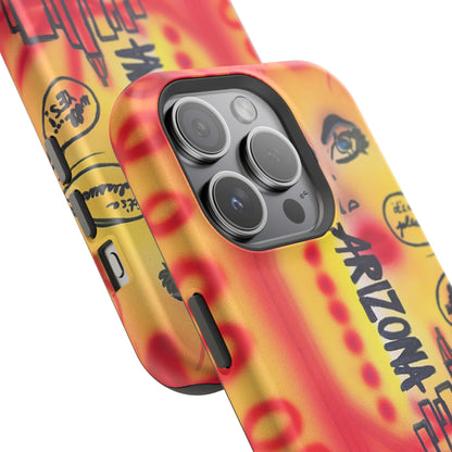 MagSafe "tempe, az" airbrush iPhone case