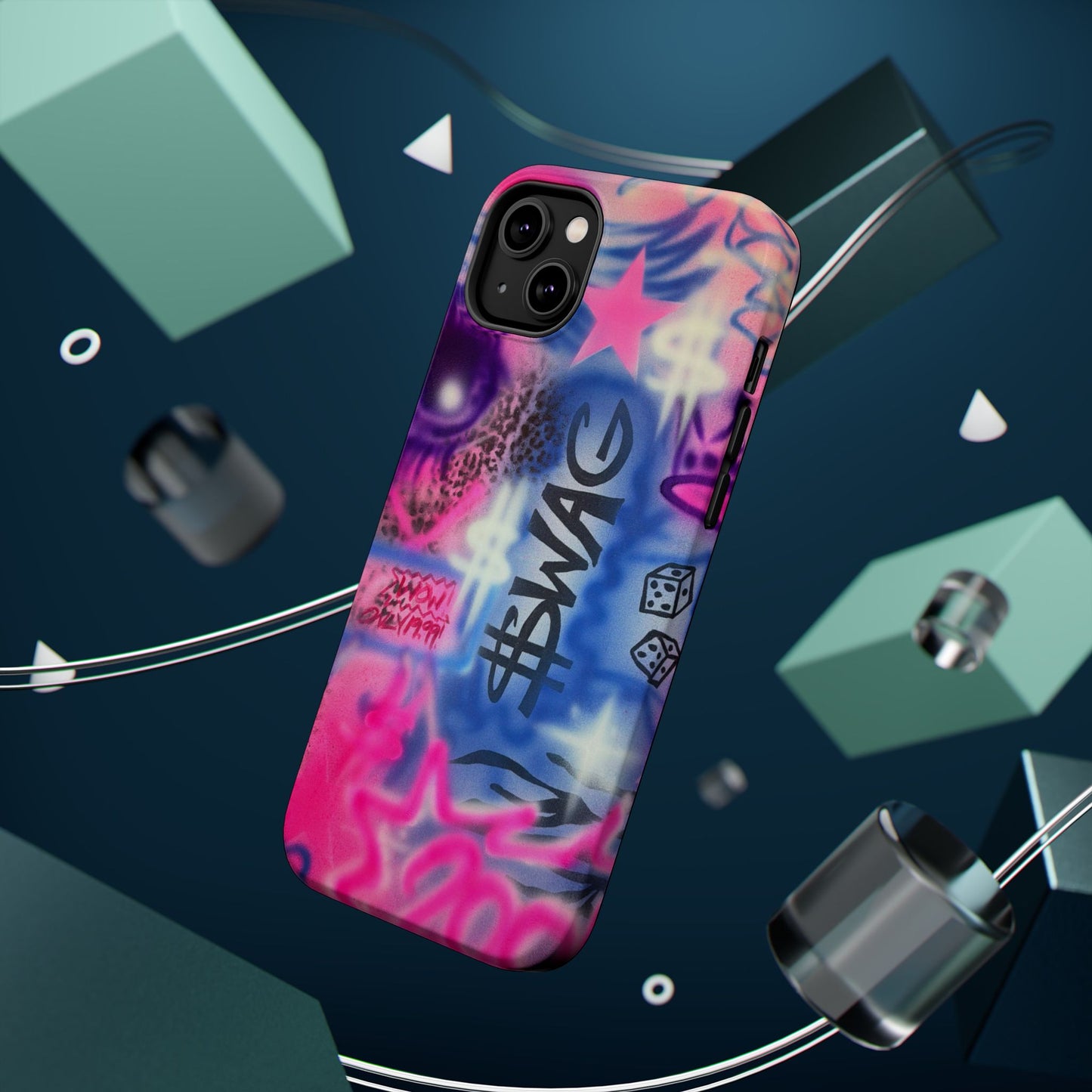 MagSafe "$wag" airbrush iPhone case