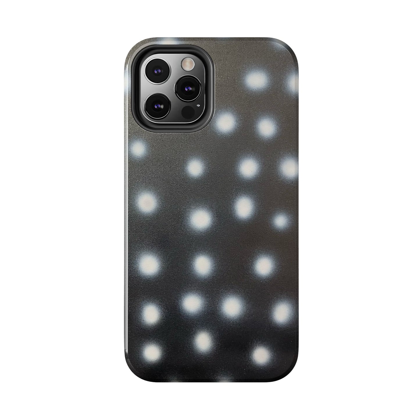 "coconut noir polka dot" airbrush iPhone case