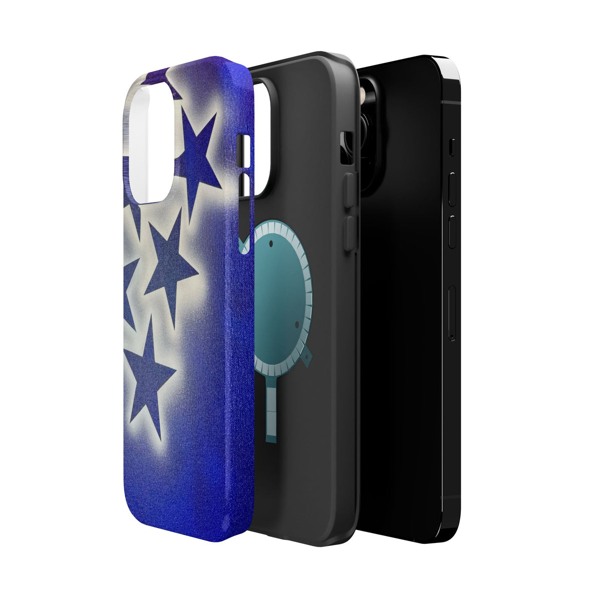 MagSafe Airbrush iPhone-Hülle "frosted galaxy"