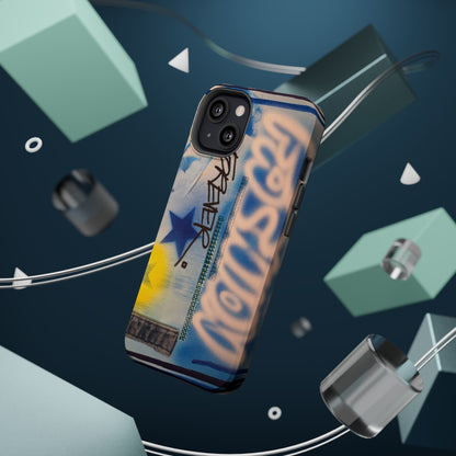 MagSafe "fashion forever" airbrush iPhone case