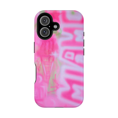 MagSafe "sunset sorbet" airbrush iPhone case