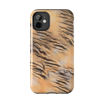 neutral tiger airbrush iPhone case