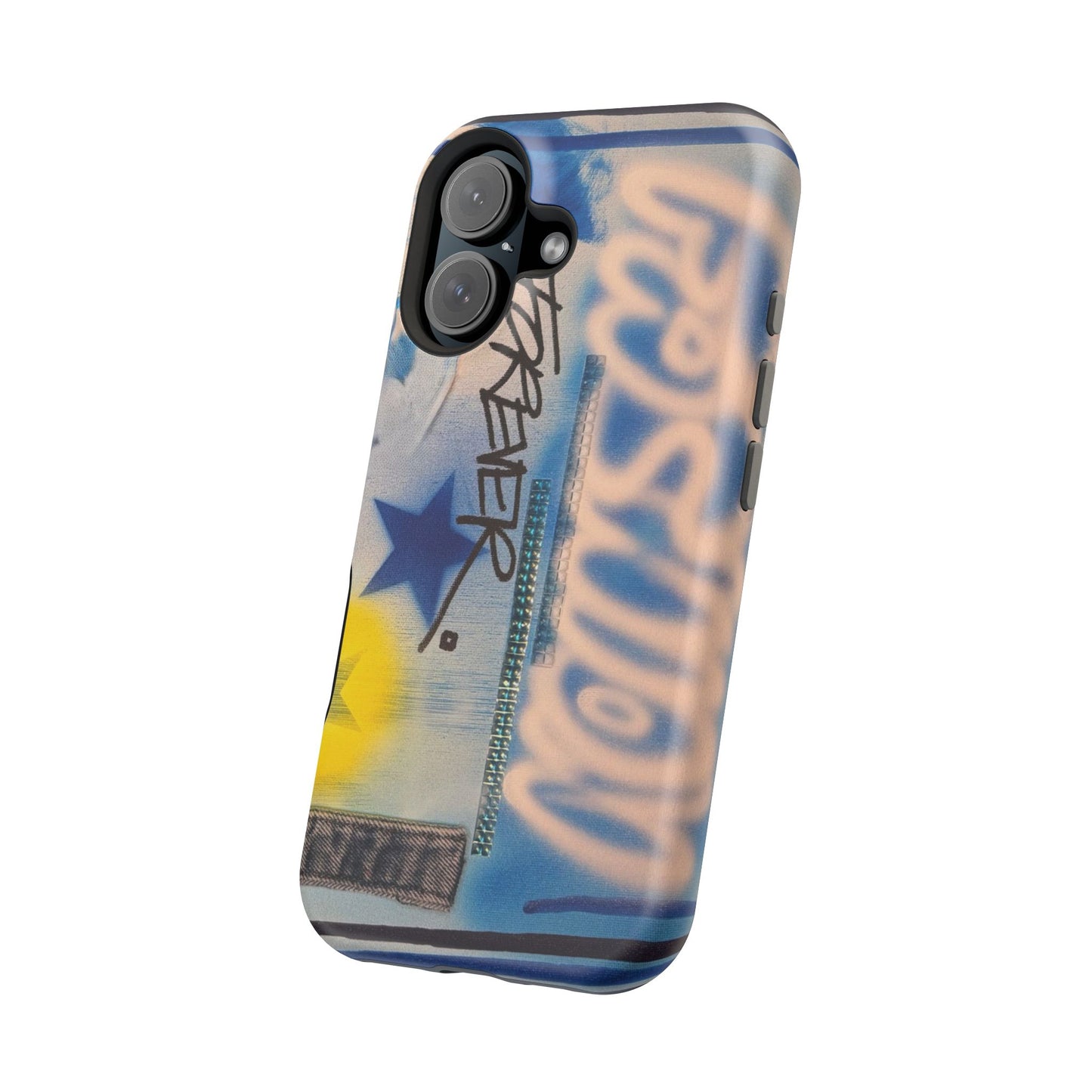 MagSafe "fashion forever" airbrush iPhone case