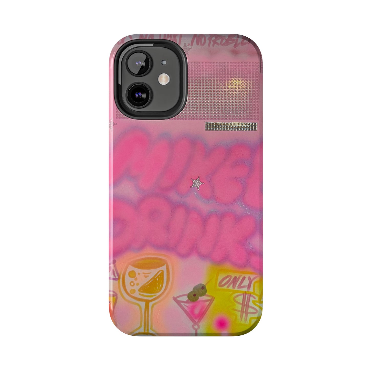 "mixed drinks" airbrush iPhone case