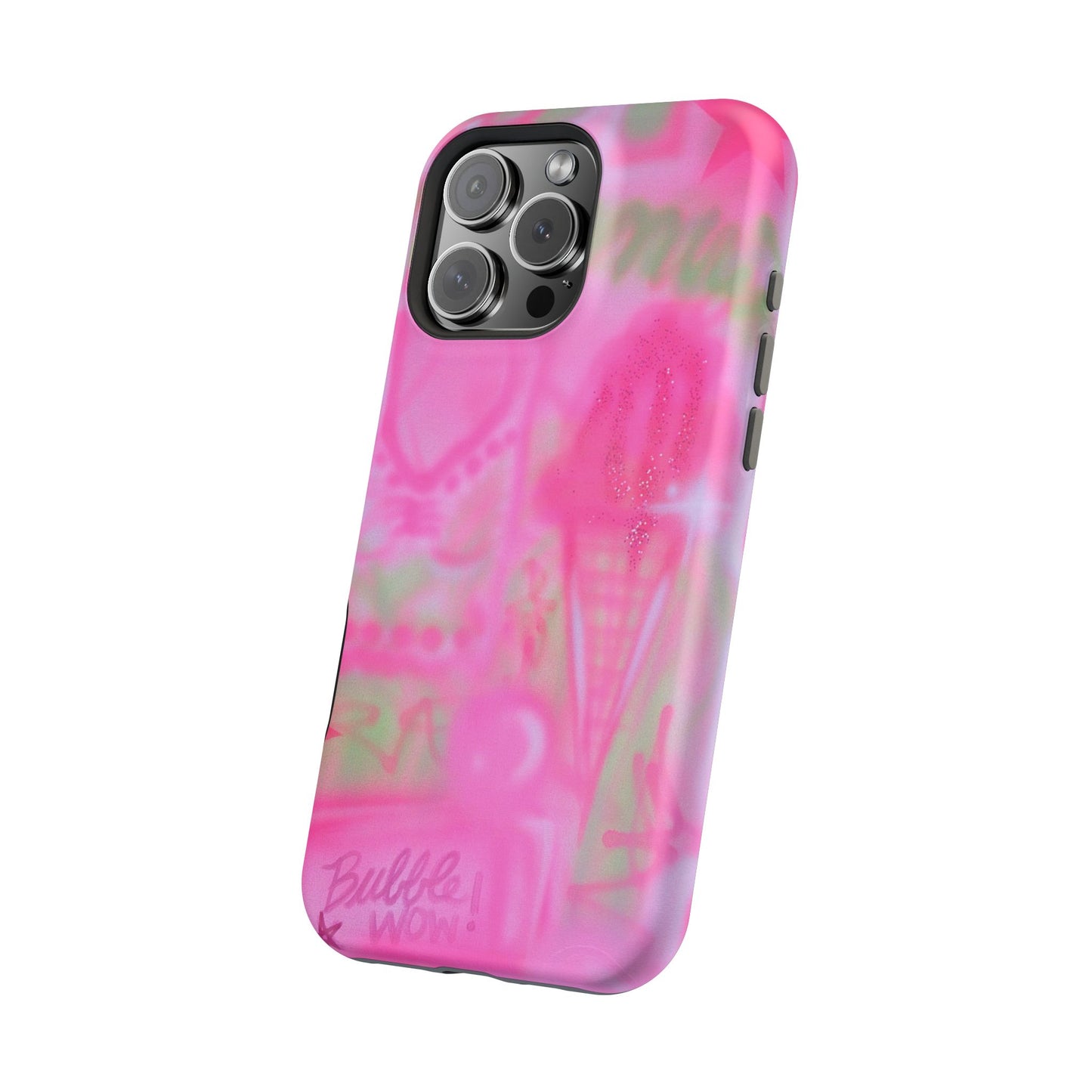 MagSafe "miami matcha" airbrush iPhone case