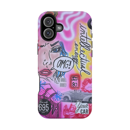 MagSafe "intellektuelle Energie" Airbrush iPhone Hülle