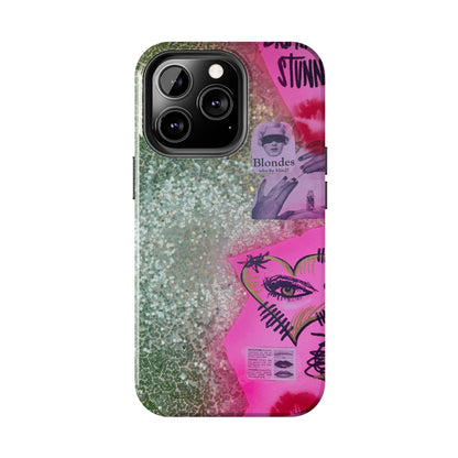 "glitter gloss" airbrush iPhone case