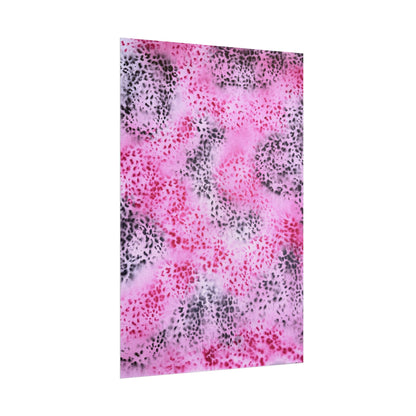 "pink cheetah" airbrush rolled print