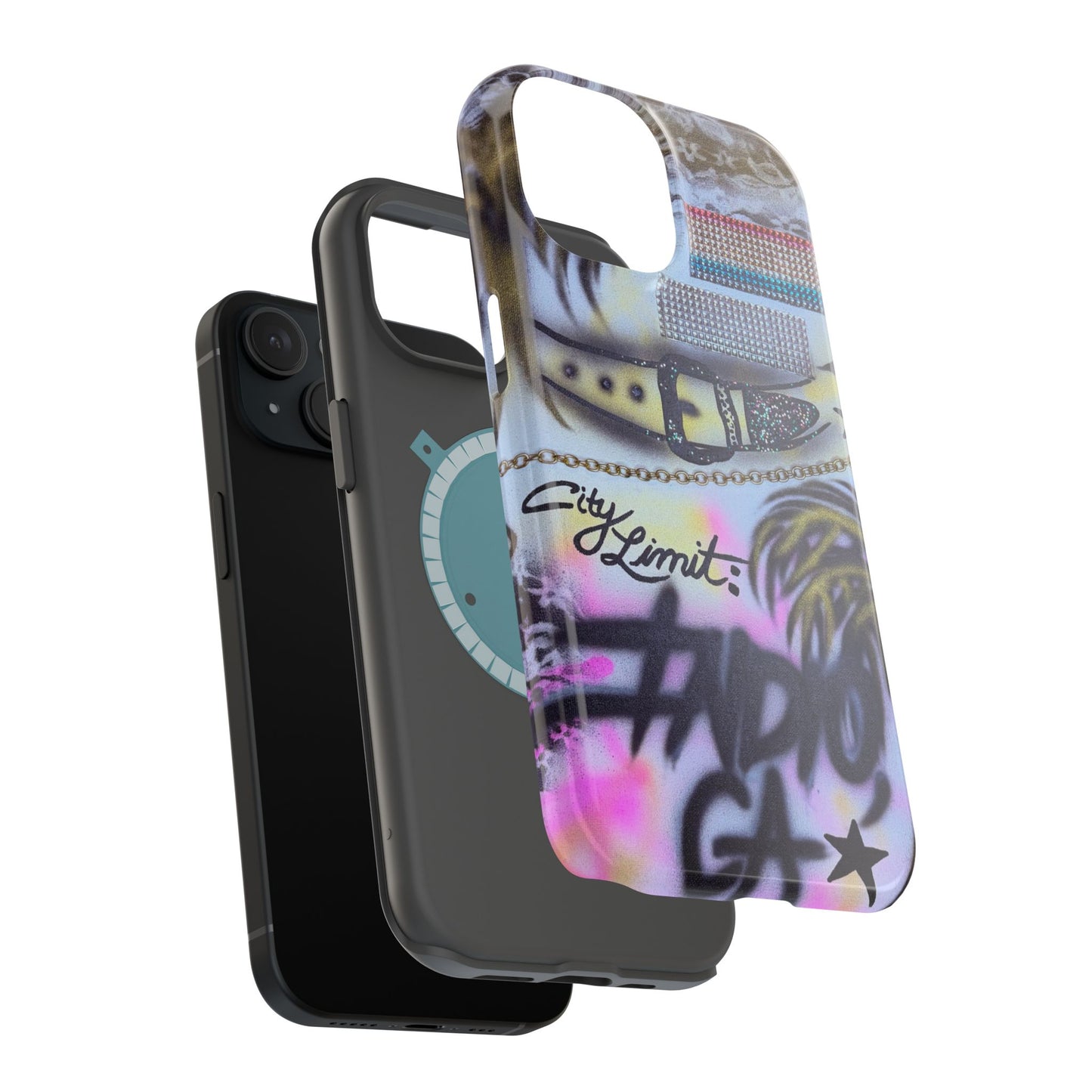 MagSafe "indio, ca" airbrush iPhone case