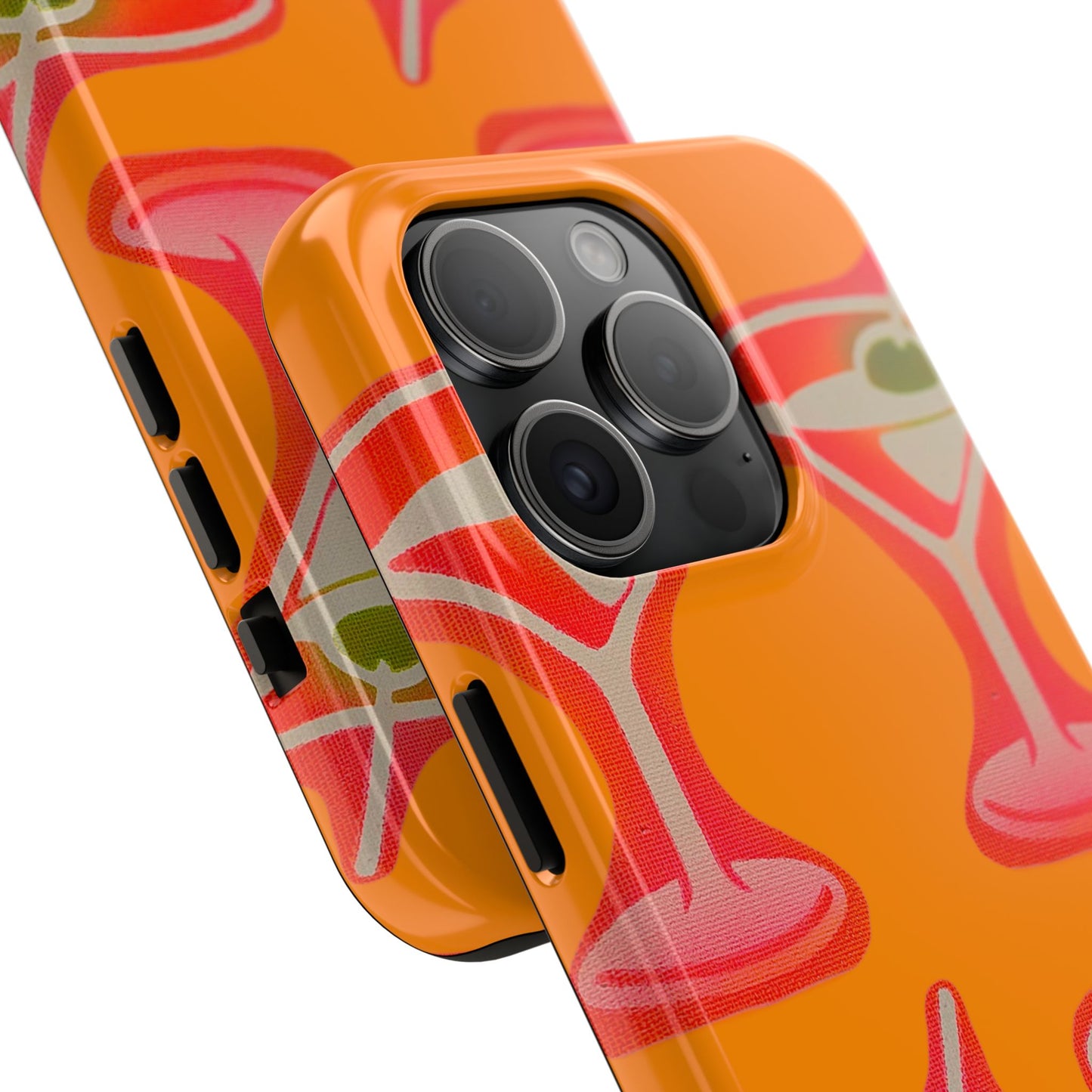 "shaken, not stirred” airbrush iPhone case