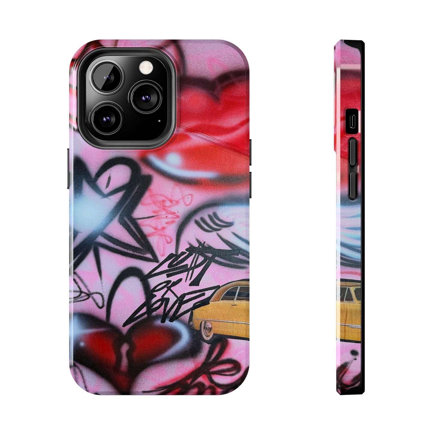 "lust or love" airbrush iPhone case