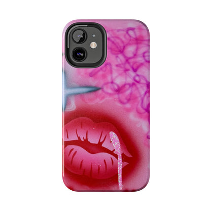 "glitter aura" airbrush iPhone case