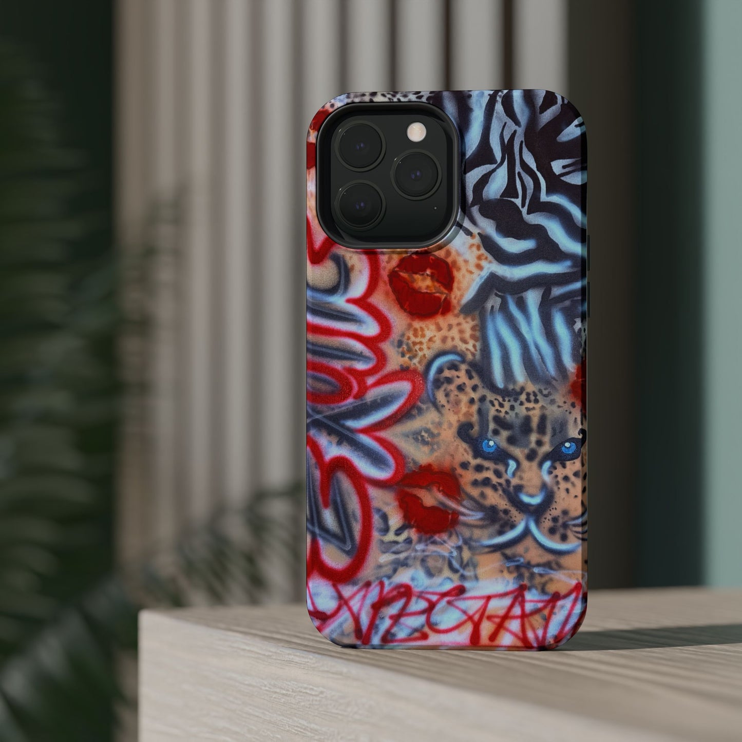 MagSafe "exotic expectations" airbrush iPhone case