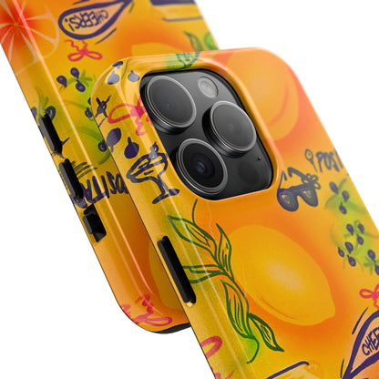 "citrus coastline" airbrush iPhone case