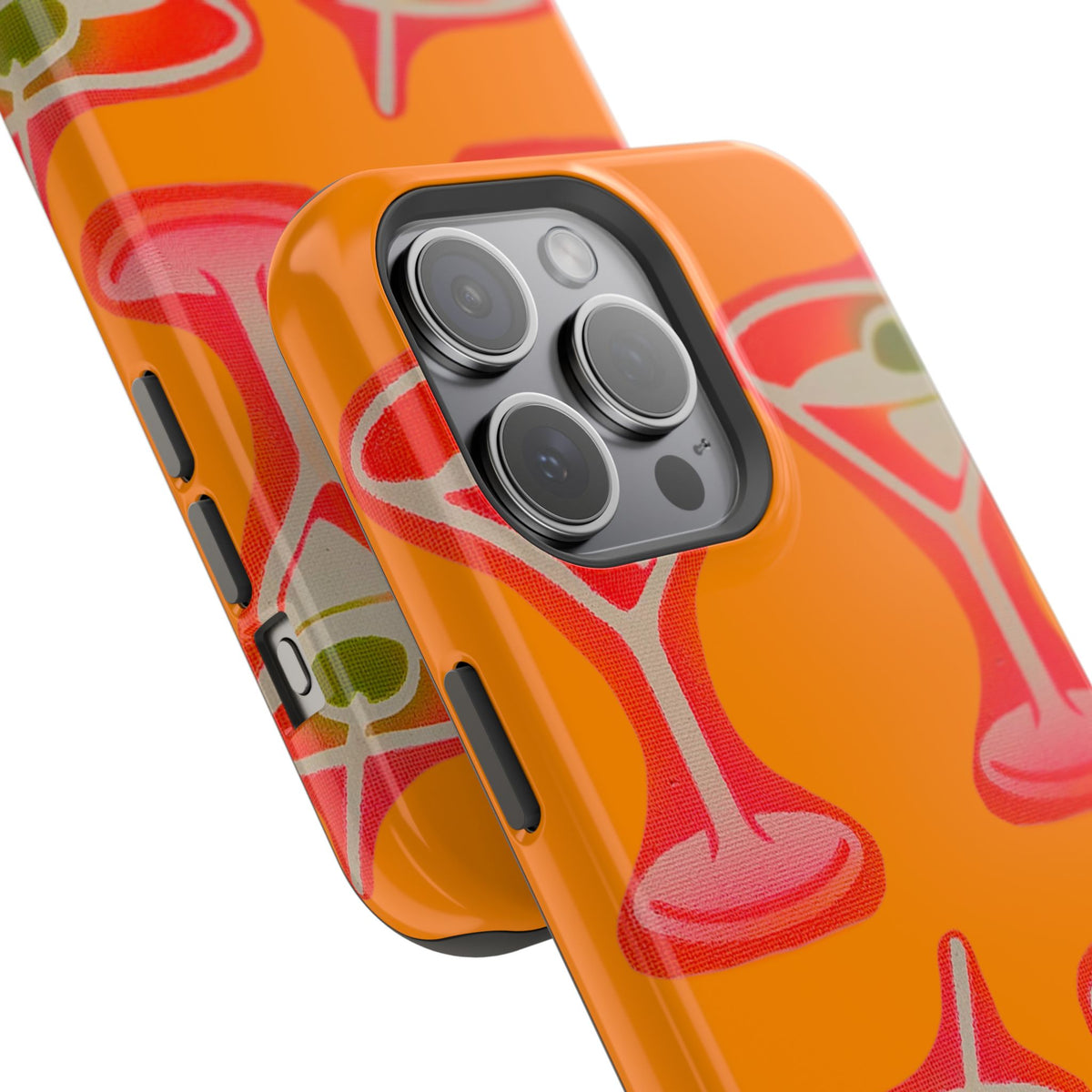 MagSafe "geschüttelt, nicht gerührt" Airbrush iPhone Hülle