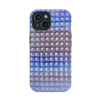 MagSafe "blue studs" airbrush iPhone case