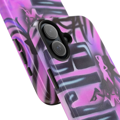 "neon nights" airbrush iPhone case