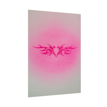 "trampstamp" airbrush rolled print