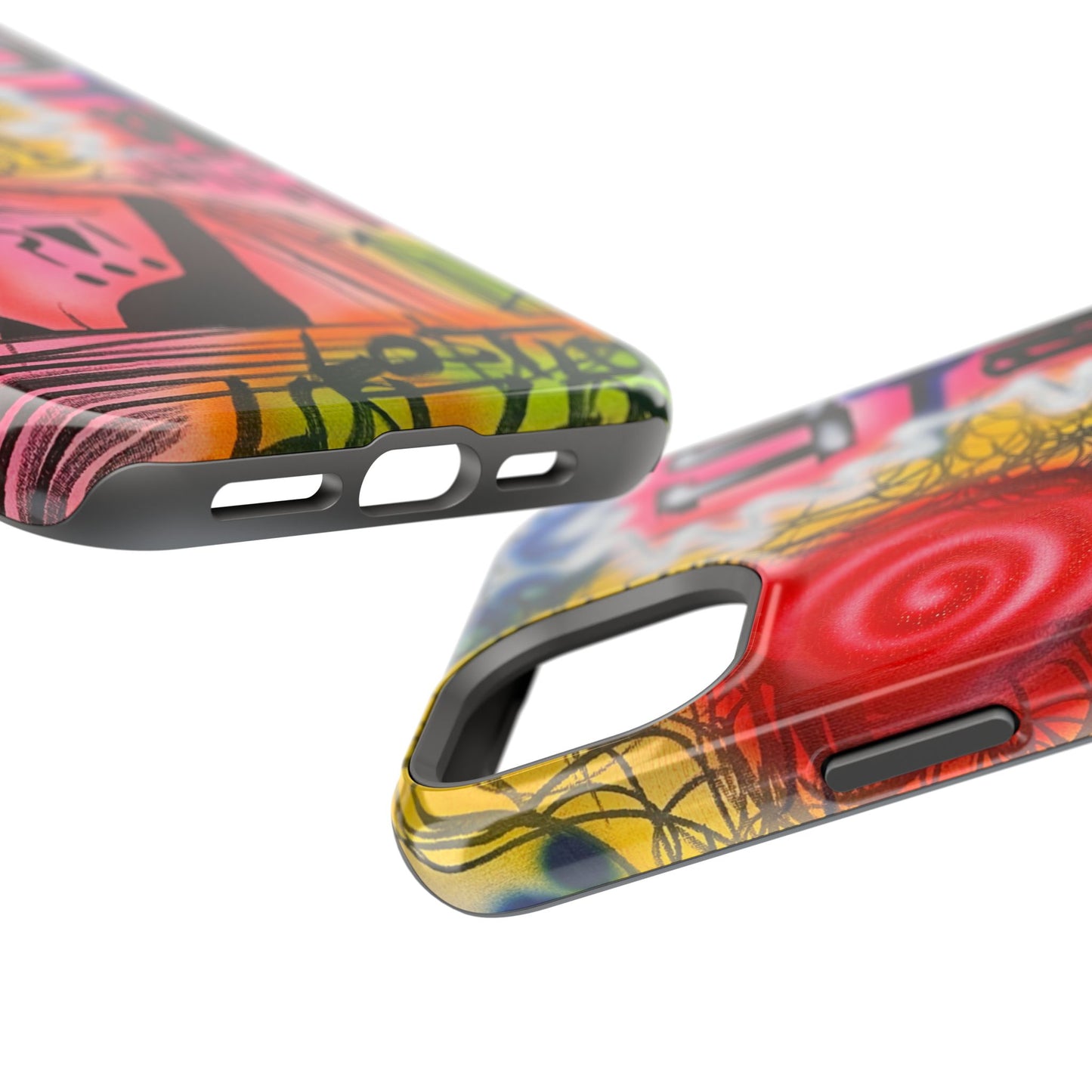 MagSafe „Lost in Paradise“ Airbrush-iPhone-Hülle