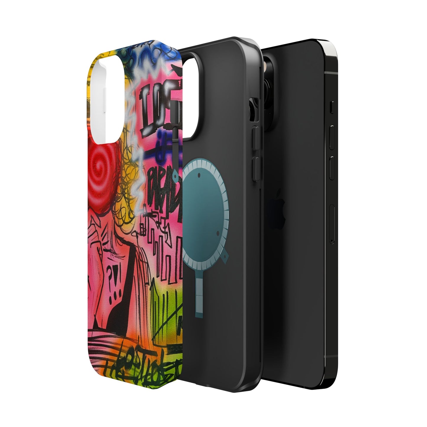 MagSafe „Lost in Paradise“ Airbrush-iPhone-Hülle