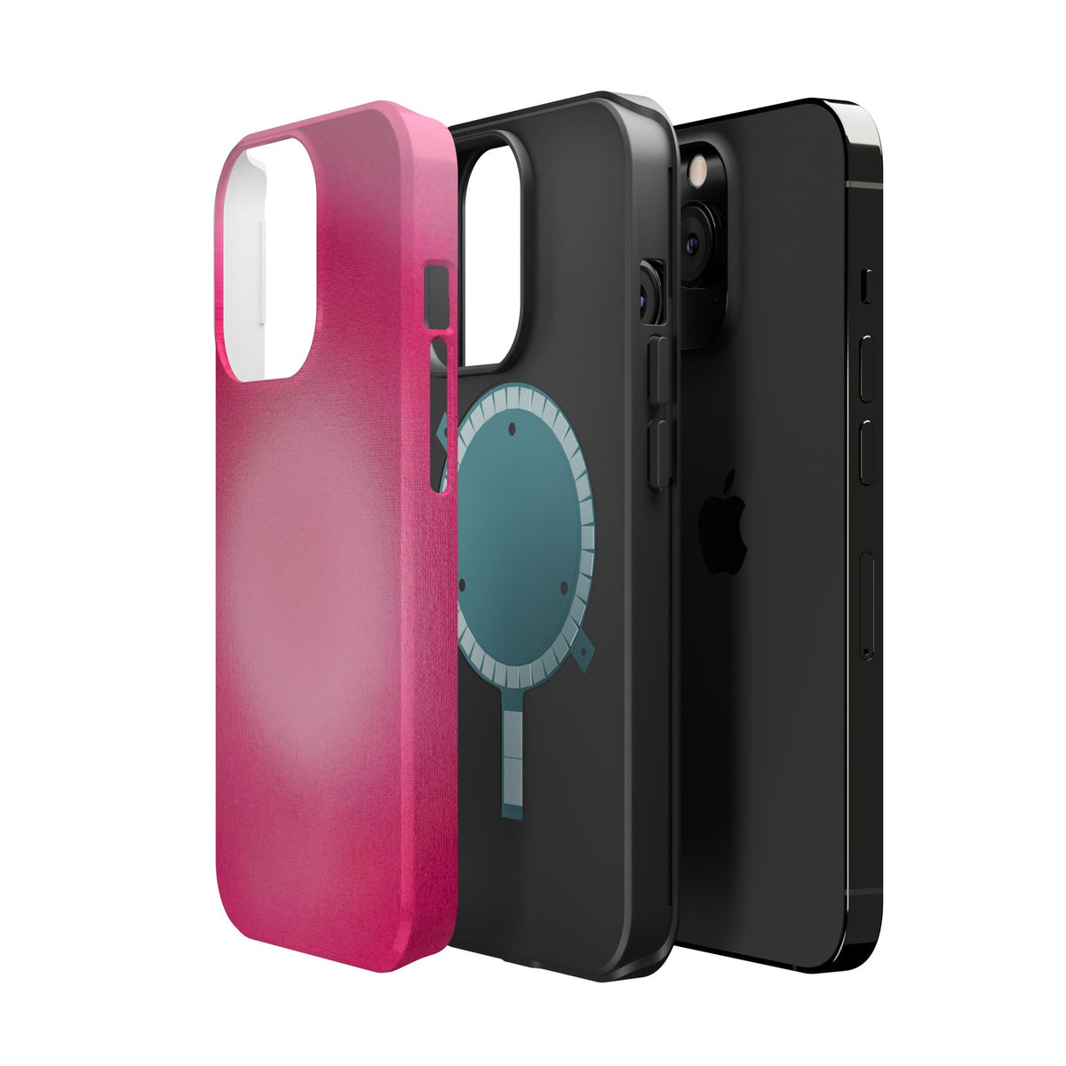 MagSafe "pinkberry" airbrush iPhone case