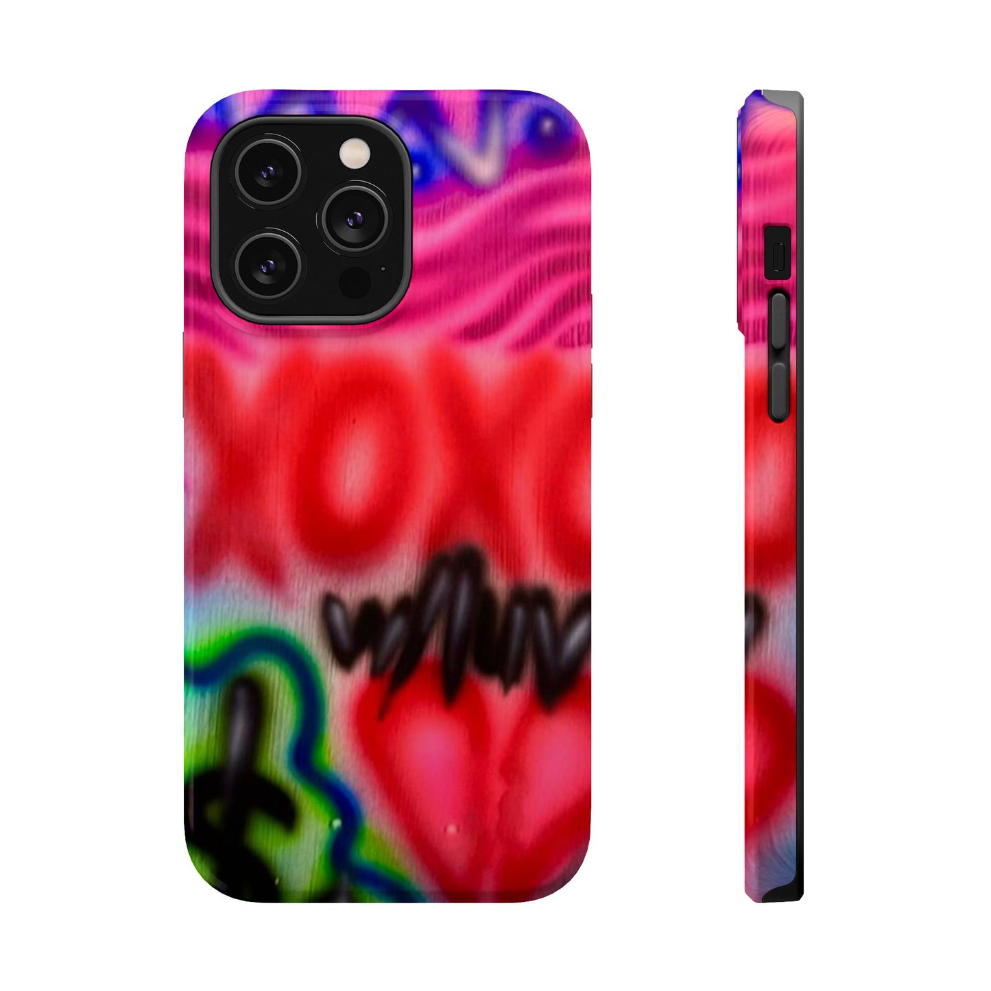 MagSafe Airbrush-iPhone-Hülle „with luv, xoxo“