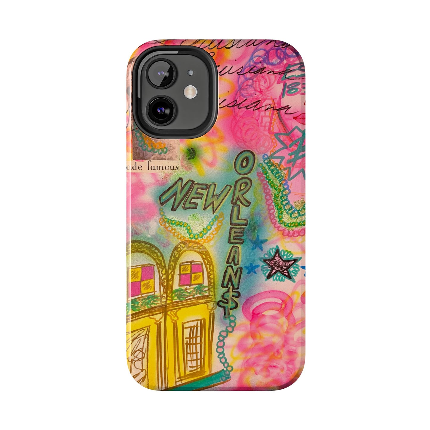 "new orleans, la" airbrush iPhone case