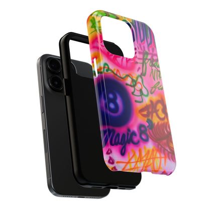 "colorful chaos" airbrush iPhone case