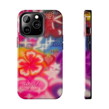 "luck and luv" airbrush iPhone case