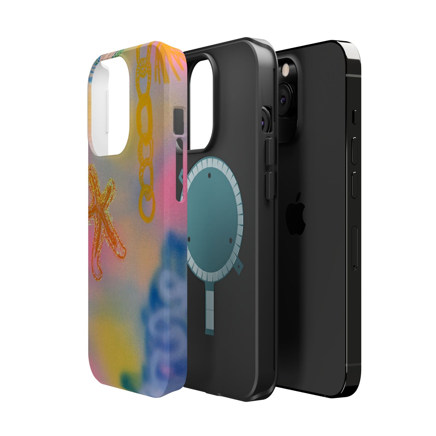 MagSafe "sweet starfish" airbrush iPhone case