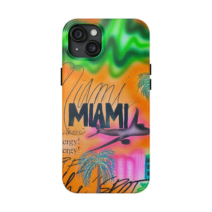 "miami, fl" airbrush iPhone case