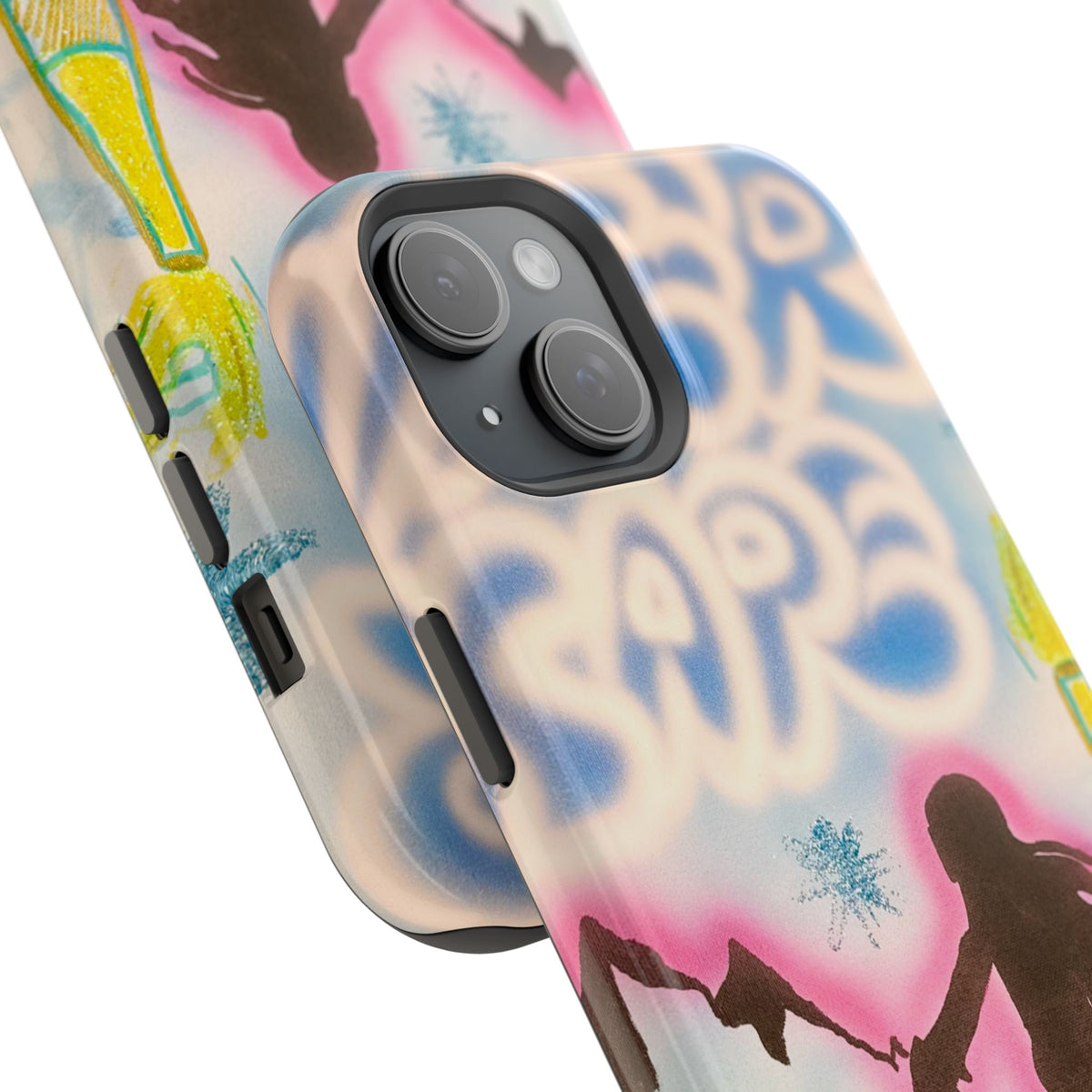 MagSafe "winter escape" airbrush iPhone case
