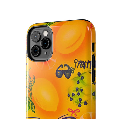 "citrus coastline" airbrush iPhone case