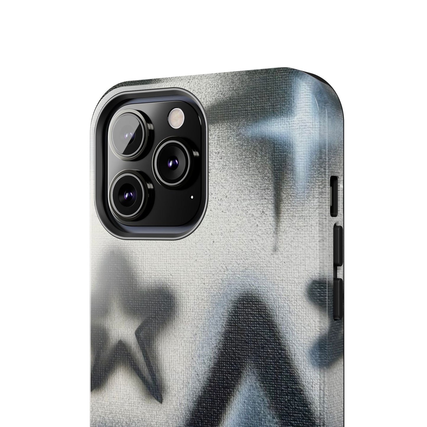 "black & white stars" airbrush iPhone case